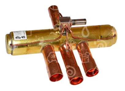 ventil čtyřcestný reverzní Eliwell RV10AD14120000, R407C, R410A, 7/8